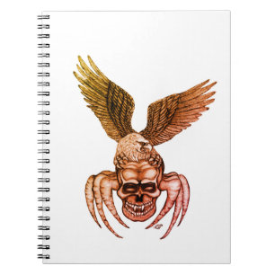Spiderskull with Eagle Notebook