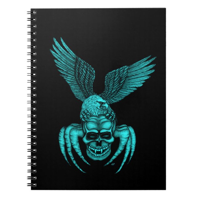 Spiderskull with Eagle Notebook (Front)