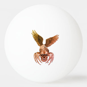 Spiderskull with Eagle Ping Pong Ball