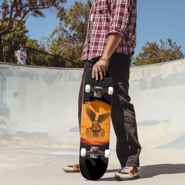 Spiderskull with Eagle Skateboard (Outdoor 2)