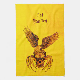 Spiderskull with Eagle Tea Towel