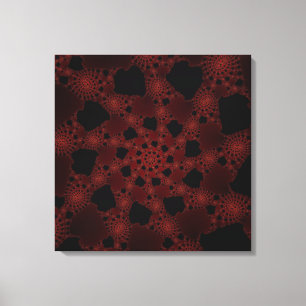 Spiderweb Fractal Canvas Print