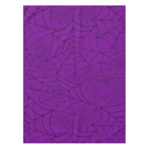 spiderweb halloween gothic spider web purple tablecloth