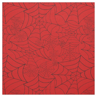 spiderweb halloween gothic spider web red fabric