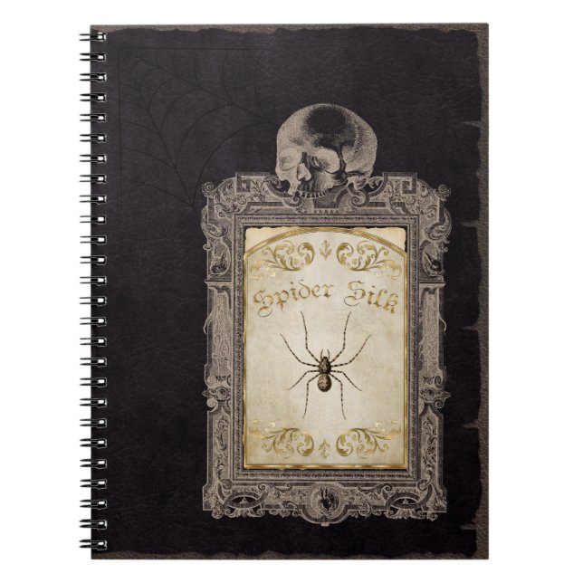 Spiderweb Halloween Notebook (Front)