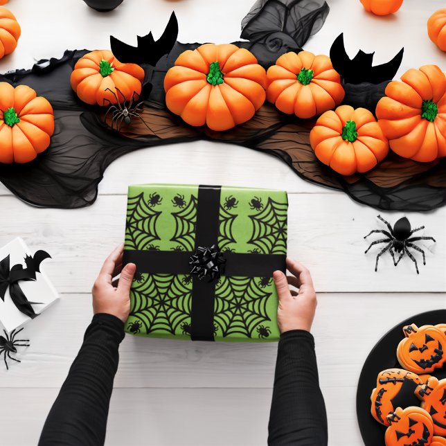 Spiderweb Halloween Wrapping Paper (Creator Uploaded)