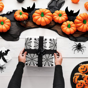 Spiderweb Halloween Wrapping Paper