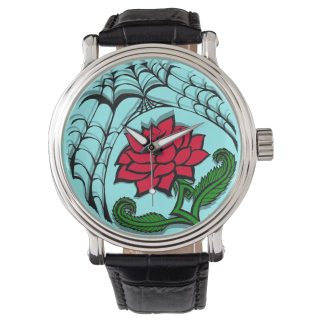 Spiderweb Rose Watch (Front)