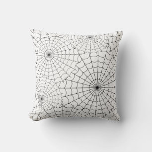 Spiderwebs Halloween Cushion