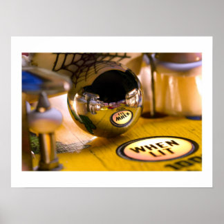 Spidy Spin pinball poster