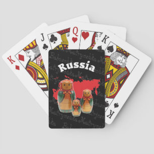 Spielkarten babushka Matrjoschka Matryoshka Playing Cards