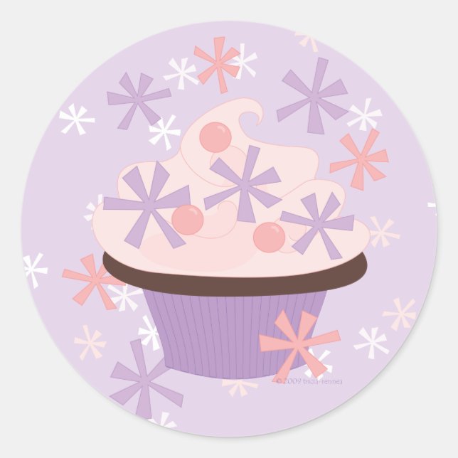 Spiffy Cake Classic Round Sticker (Front)