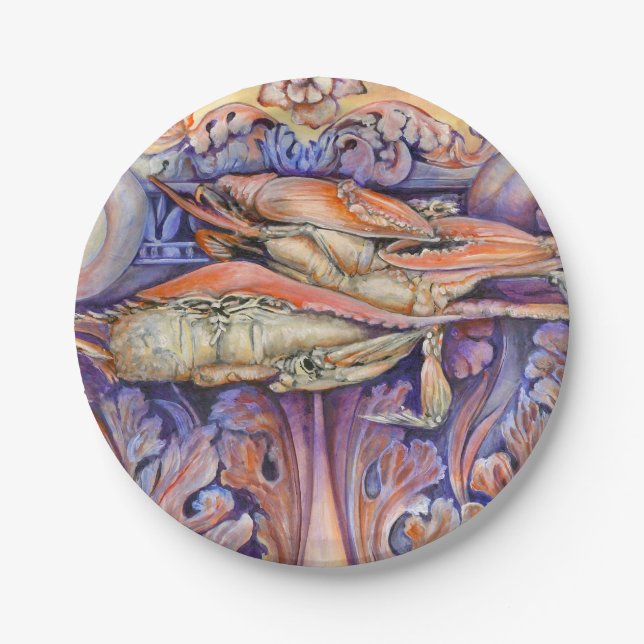 Spike and Curly Playing Tag Paper Plate (Front)