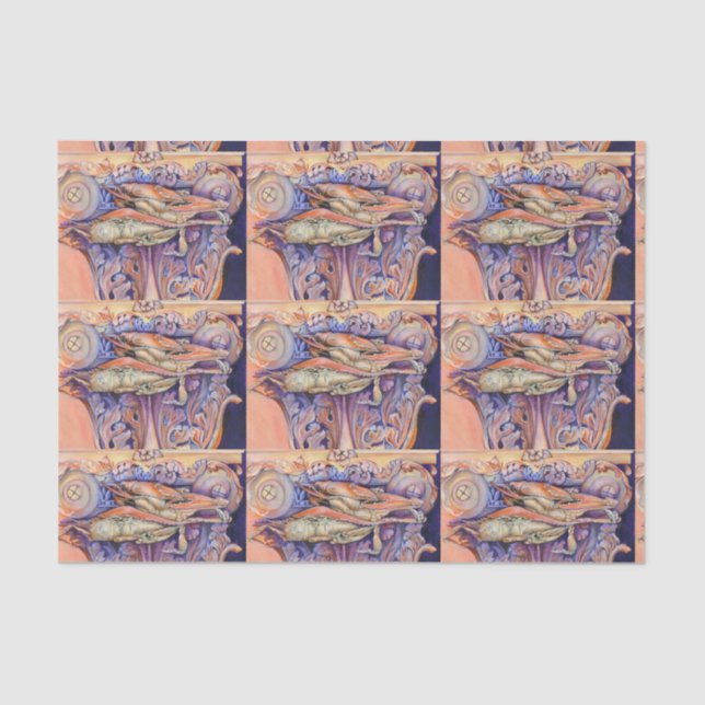 Spike and Curly Playing Tag Tissue Paper (Front)