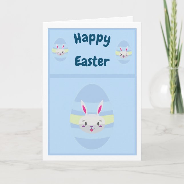 Spike and Friends Easter Bunny! Card (Front)