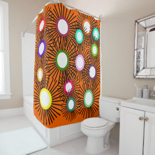 Spike Balls Shower Curtain