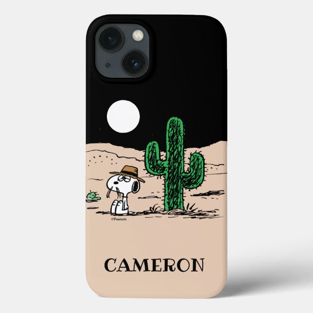 Spike in a Moonlit Desert Case-Mate iPhone Case (Back)