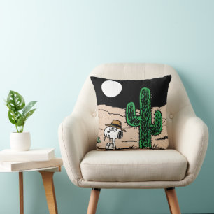 Spike in a Moonlit Desert Cushion