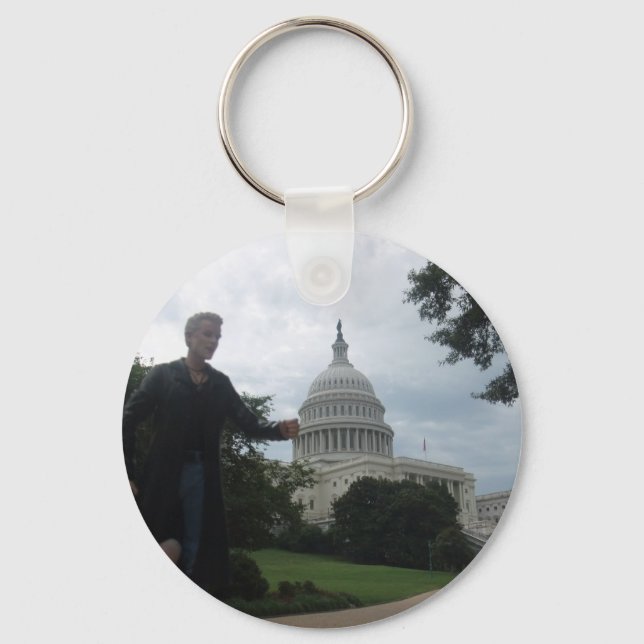 Spike in Washington Key Ring (Front)