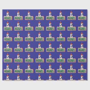 Spike "Merry Woofmass" gift wrap