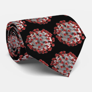 Spike Protein Neck Tie