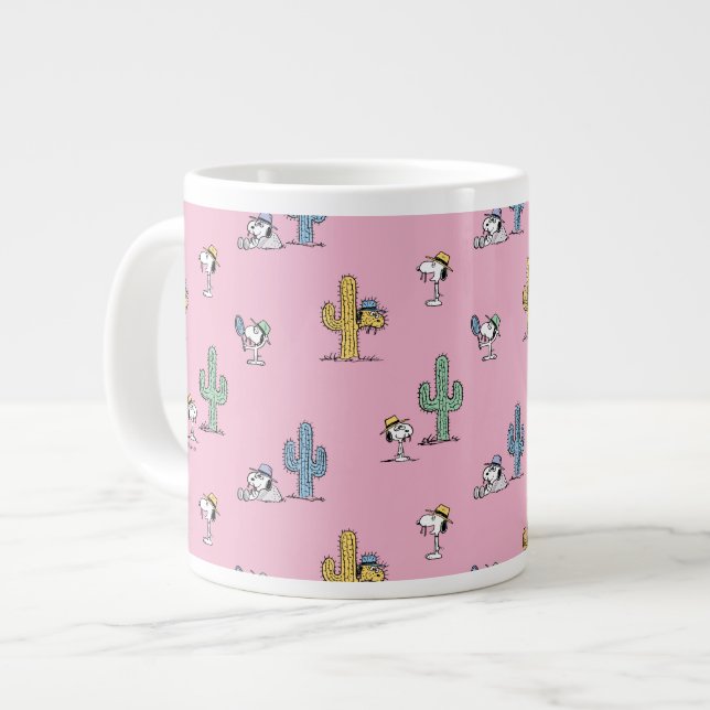 Spike Sugar Pop Pattern Large Coffee Mug (Front Left)