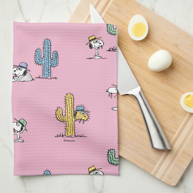 Spike Sugar Pop Pattern Tea Towel (Quarter Fold)