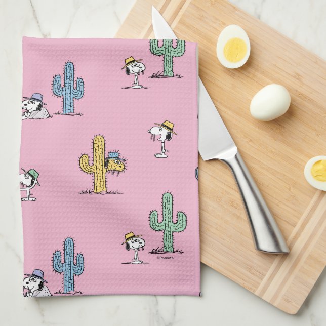 Spike Sugar Pop Pattern Tea Towel (Quarter Fold)