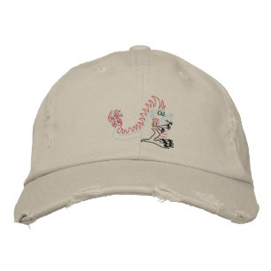 spike the dragon embroidered hat