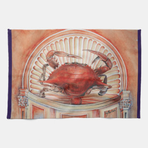 Spike, the Heavy Weight World Champion Tea Towel