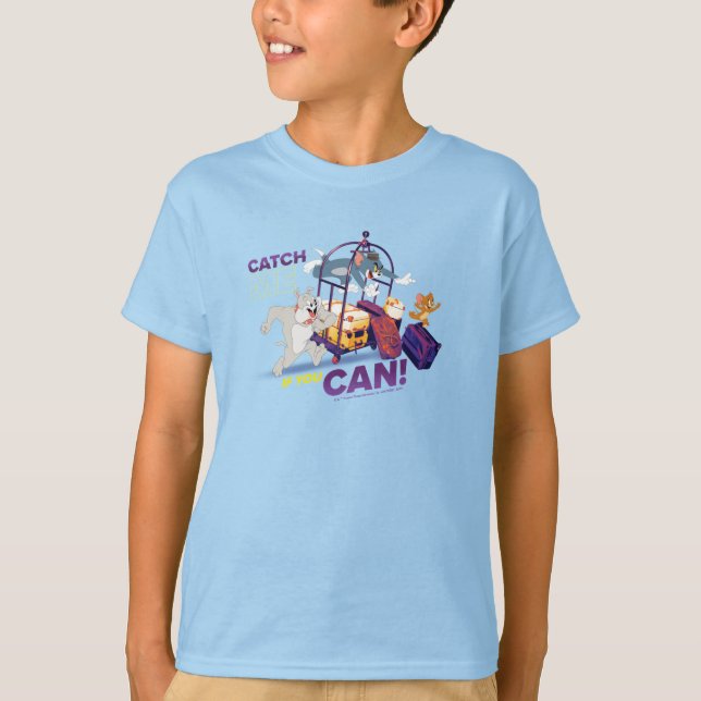 Spike, Tom & Jerry - Catch Me If You Can T-Shirt (Front)