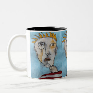 Spike Two-Tone Coffee Mug