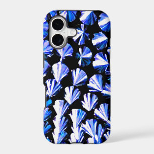 Spiked Blue Silver Metal