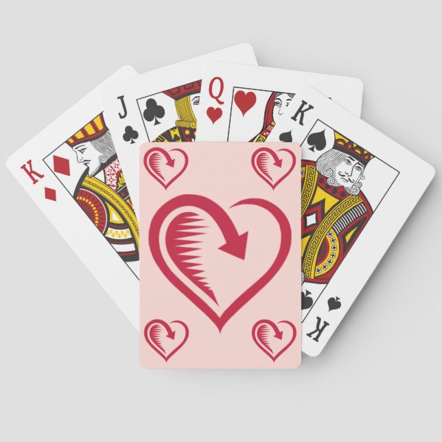 Spiked Heart - Playing Cards (Back)