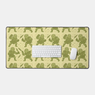 Spiked Plant Fighter Desk Mat