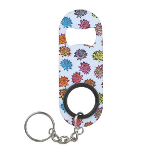 Spiked Rose Print, Modern Style Floral Pattern