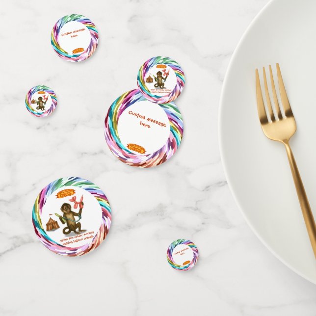 Spike's balloon monkey magic confetti (Group)