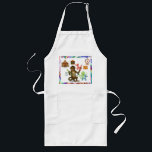 Spike's balloon monkey magic long apron<br><div class="desc">Spike rarely sits still, unless he’s twisting balloons into incredible creations. With nimble little fingers and boundless imagination, he crafts whimsical balloon animals faster than you can blink. His cheerful chatter and playful nature make him a favourite among circus visitors of every age. You can find lots of other Dingaling...</div>