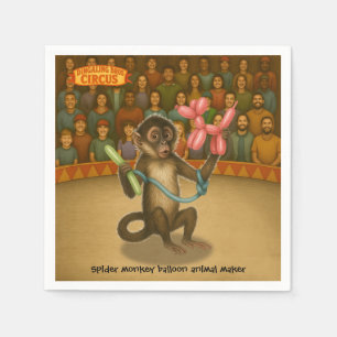 Spike's balloon monkey magic napkin
