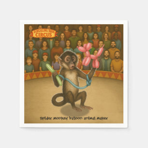 Spike's balloon monkey magic napkin