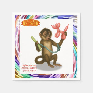 Spike's balloon monkey magic napkin
