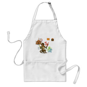 Spike's balloon monkey magic standard apron
