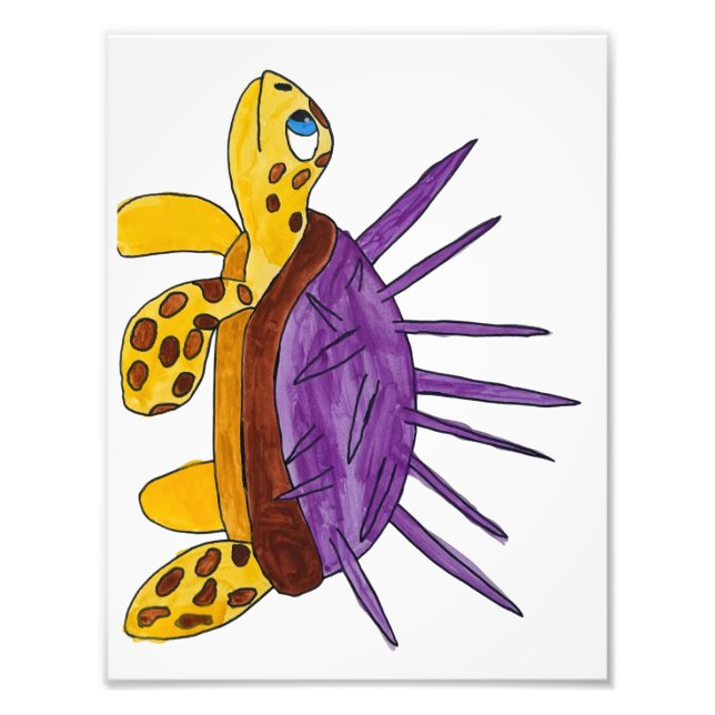 Spikey sea turtle print (Front)