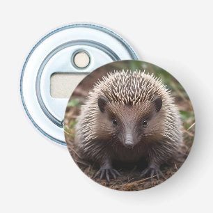 **"Spiky Beginnings: The Adorable Baby Echidna"** Bottle Opener