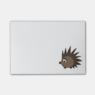 Spiky Hedgehog Post-it Notes
