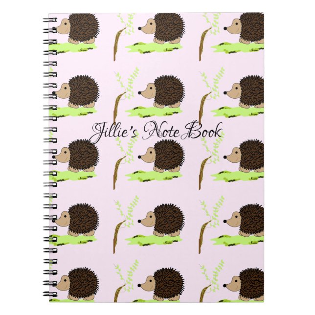 Spiky Hedgehogs Notebook (Front)