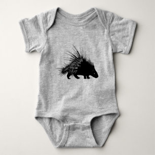Spiky Porcupine Baby Bodysuit