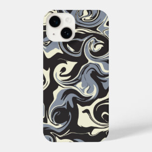 Spill - Black, Grey and Cream iPhone 14 Case