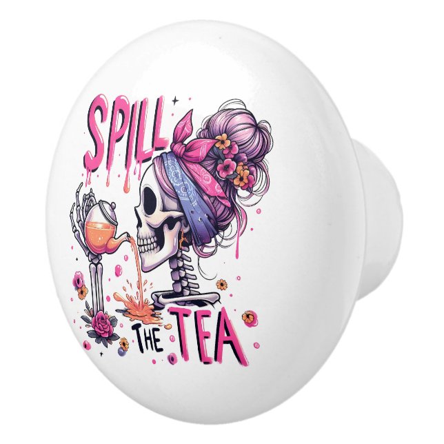 Spill Ceramic Knob (Right)