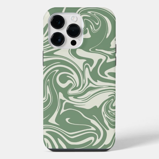 Spill - Green iPhone Case (Back)